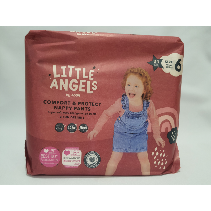 Підгузки-трусики Little Angels  pants розмір 6  17+ кг. 34 шт. в уп.
