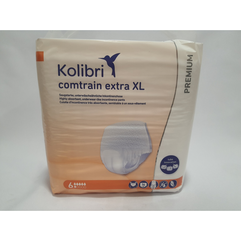 Урологічні труси Kolibri extra XL premium 6 крапель 130-160 см 14 штук