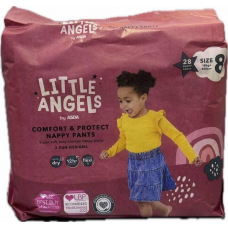 Підгузки-трусики 8 розміру Little Angels  18+ кг 28  шт в уп
