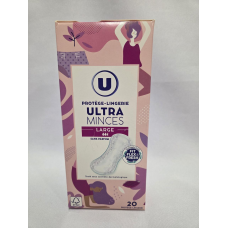 Гігігенічні щоденні прокладки “U“ ultra minced 2,5 кр. 20 шт. Франція