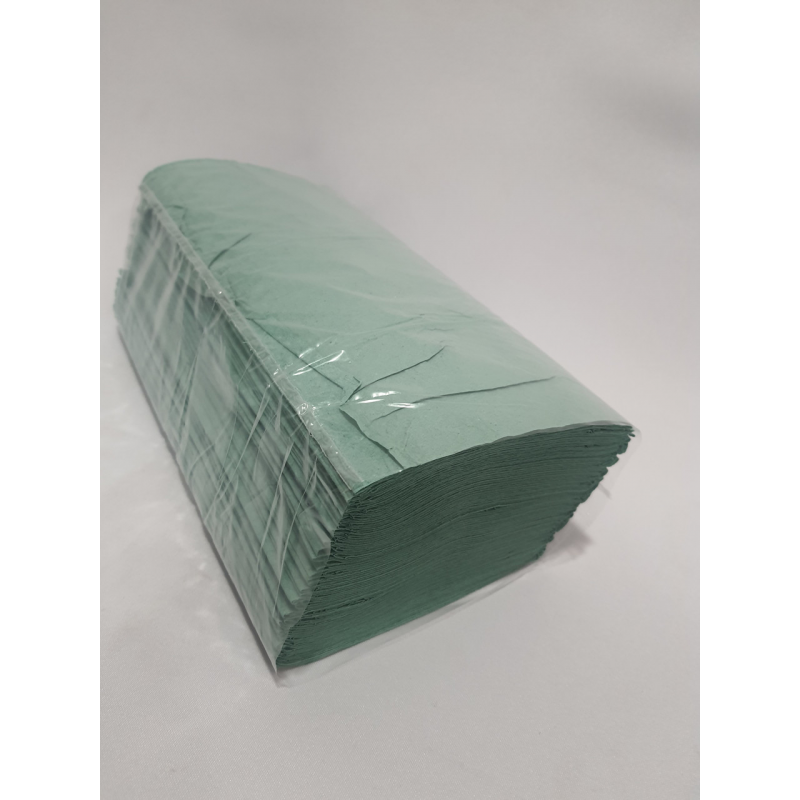 Рушник паперовий V-складання зелений 160 аркушів