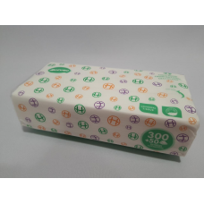 Серветка косметична “Horoso“ 3х шар картон 300 аркушів